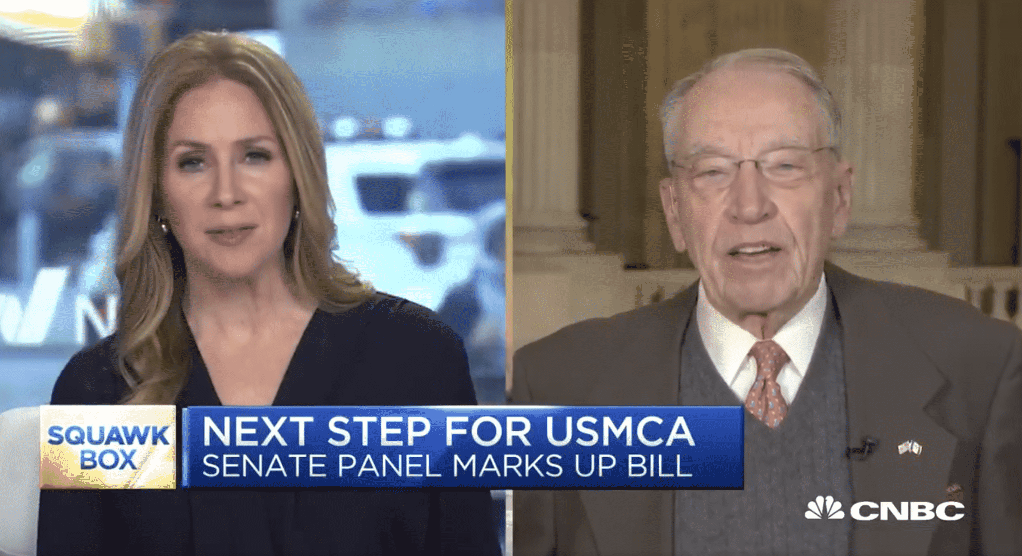 Grassley Declares the USMCA Trade Deal Will Be ‘Overwhelmingly Approved’ in the Senate