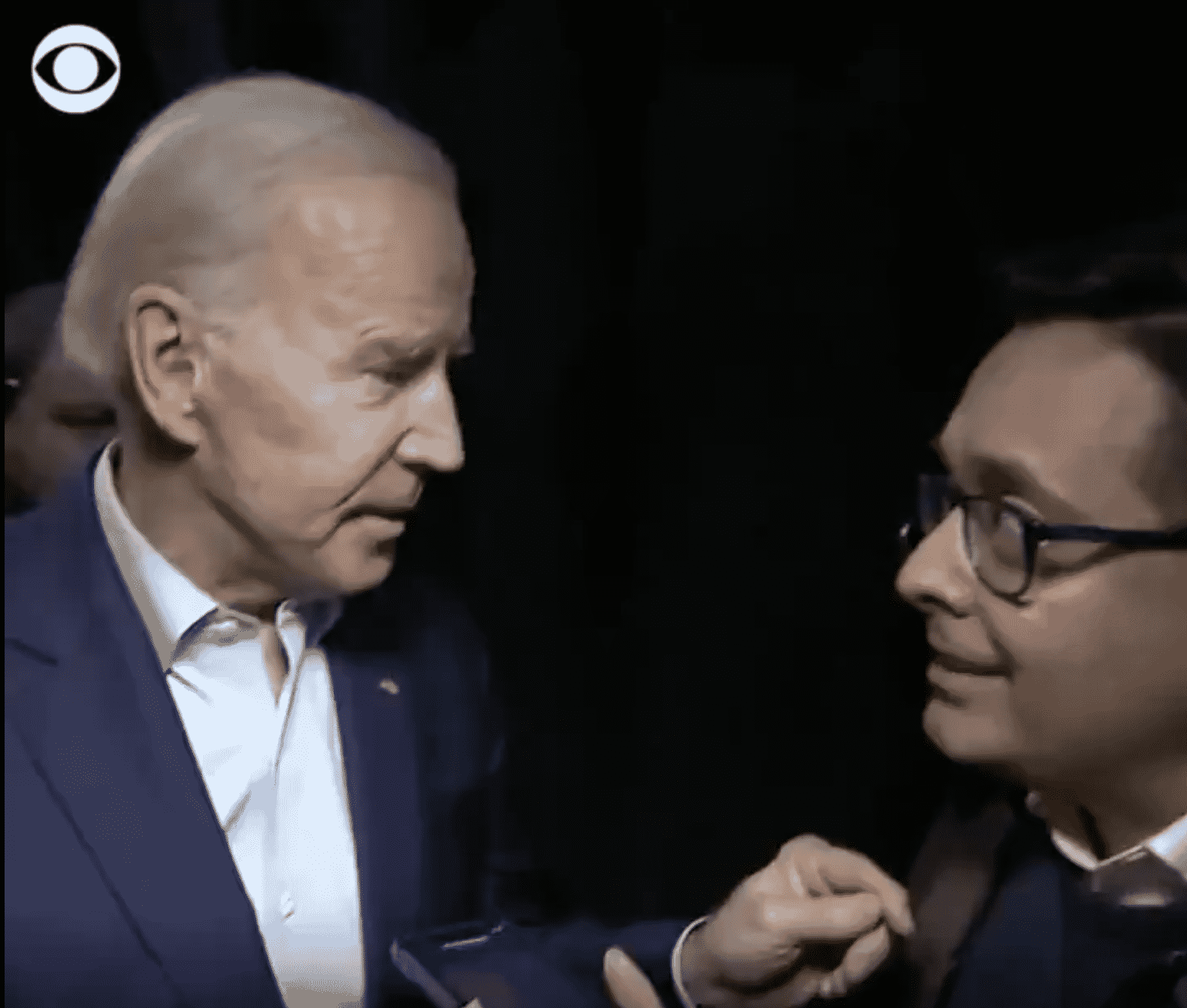 Biden Has Testy Exchange With Reporter Over Attacks on Sanders