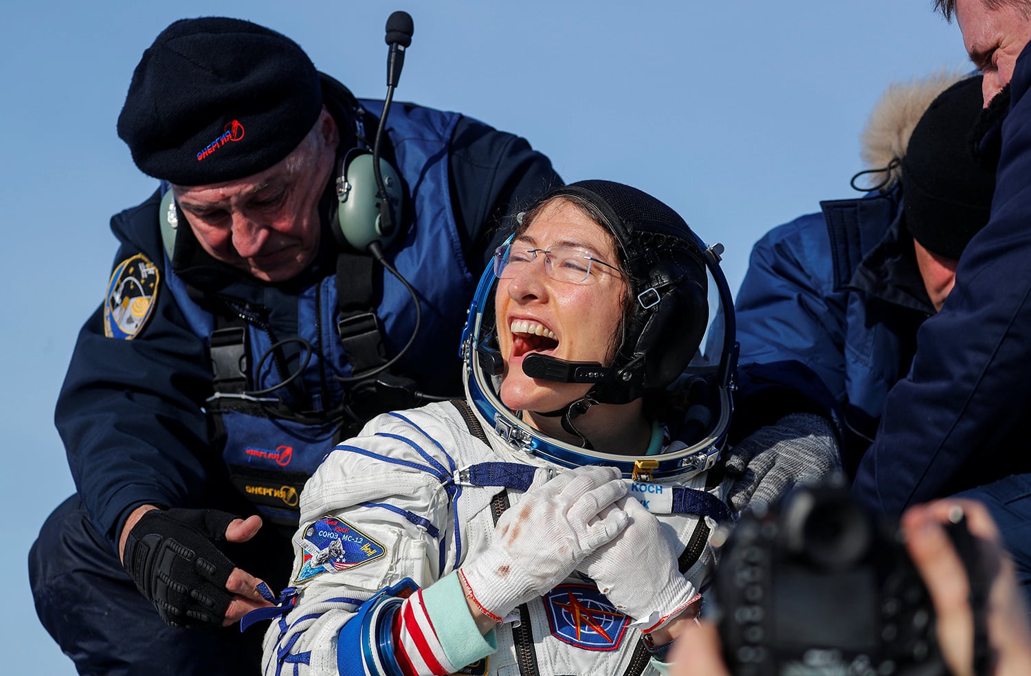 NASA Astronaut Koch Returns to Earth After Record Space Mission