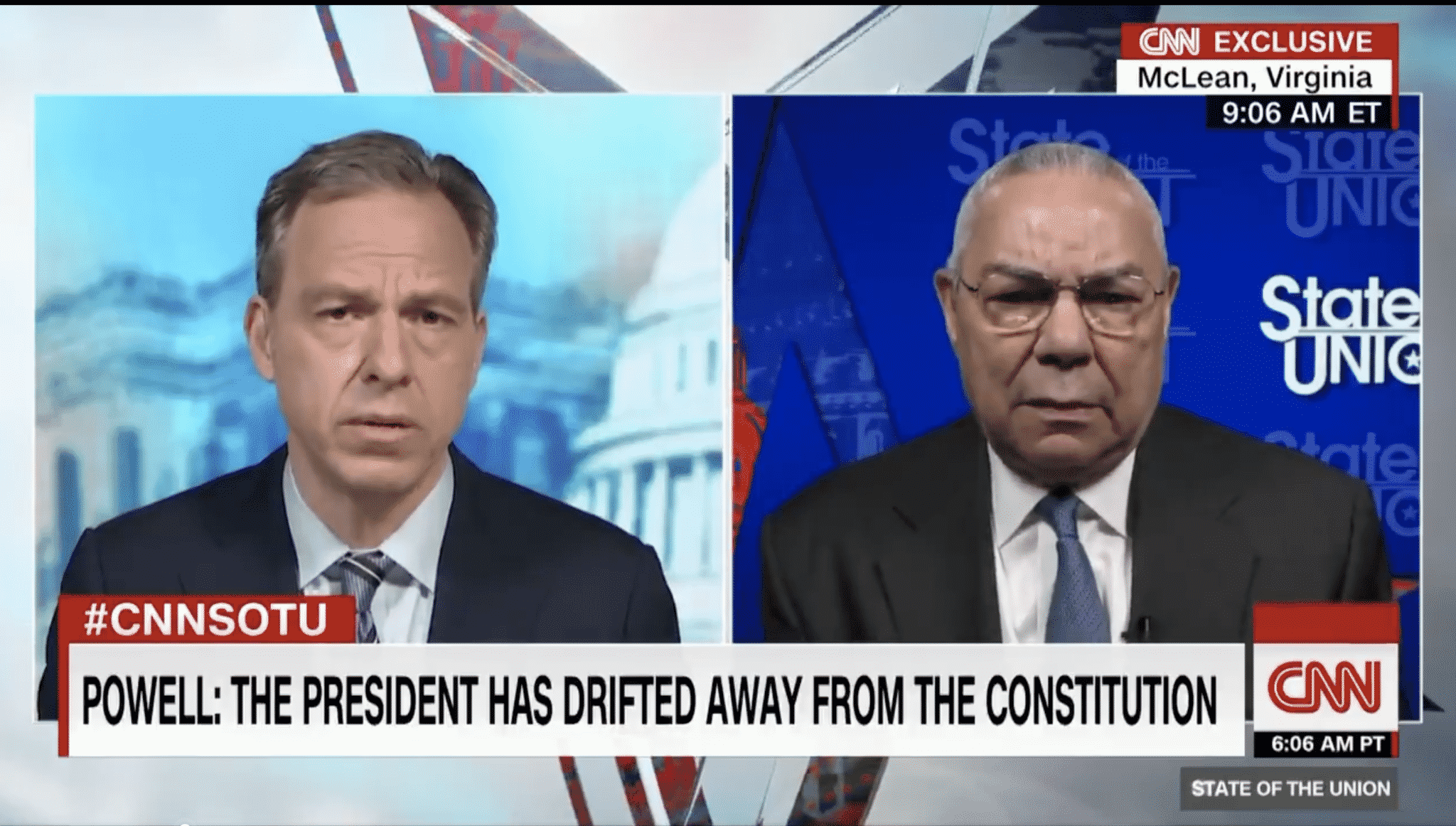 Colin Powell Says He Cannot ‘in Any Way’ Support Trump