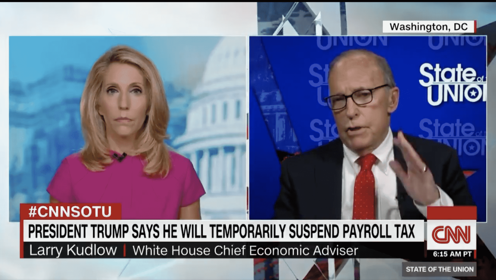 Kudlow Estimates Payroll Tax Cut Would Be Worth $1,200 Over Four Months