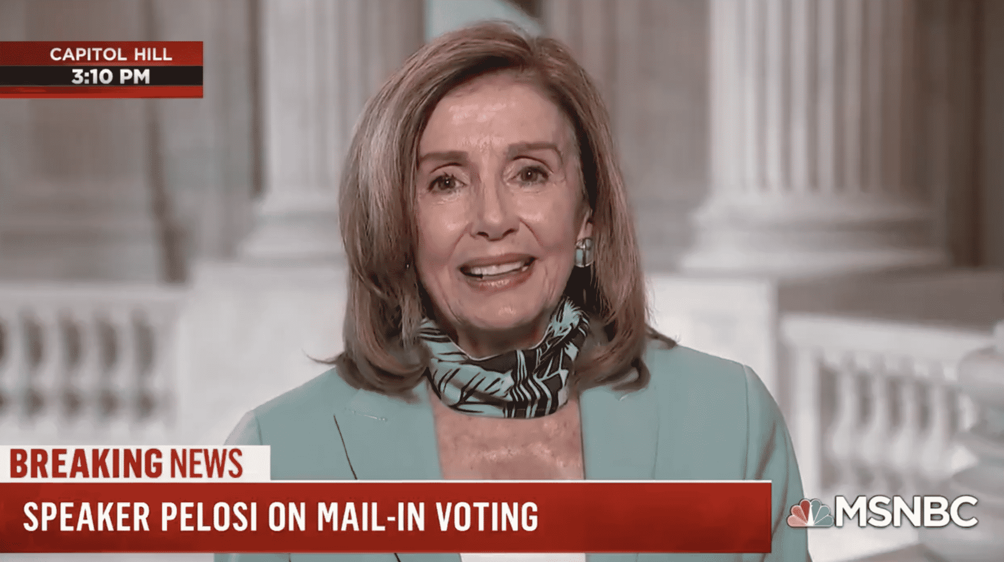 Pelosi Warns Americans Trump’s Goal Is ‘to Scare People From Voting’