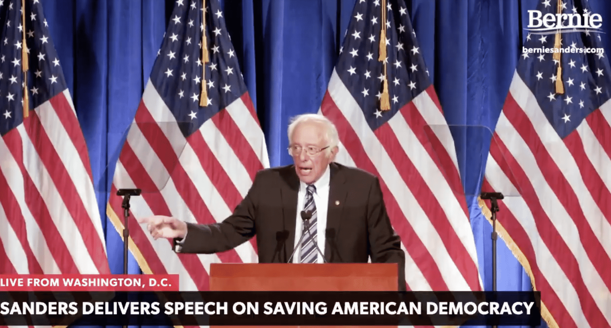 Bernie Sanders: Trump Is Attempting ‘Massive Voter Suppression’