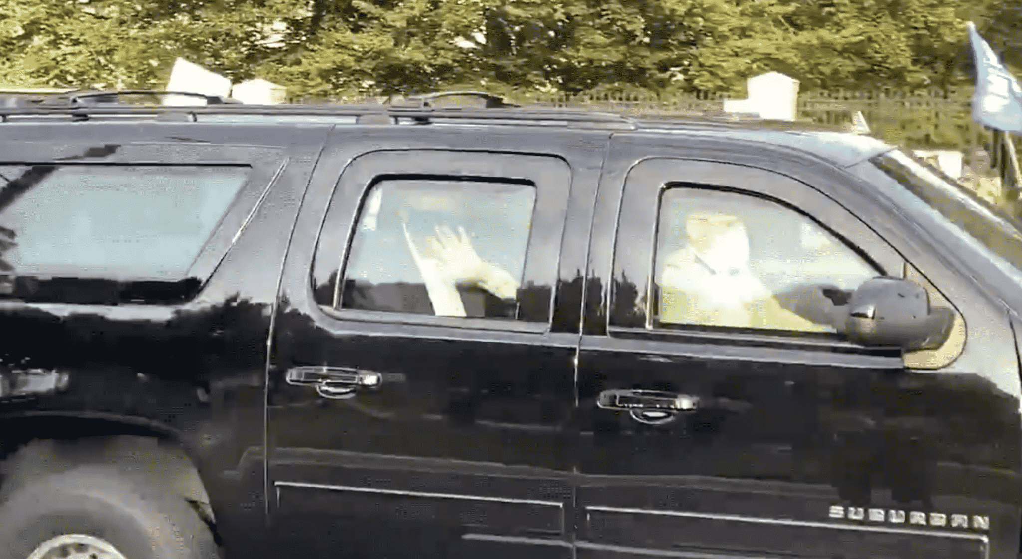 Trump Makes First Public Appearance Since Being Admitted for Treatment of COVID-19