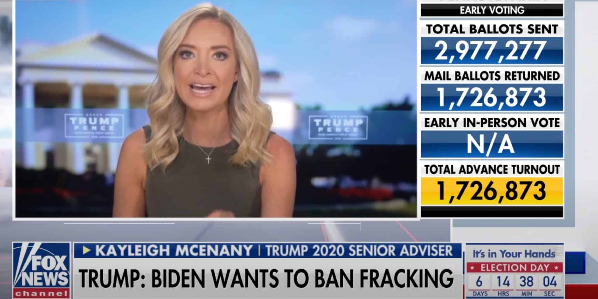 Kayleigh McEnany Appears on Fox News as Trump a Campaign Adviser