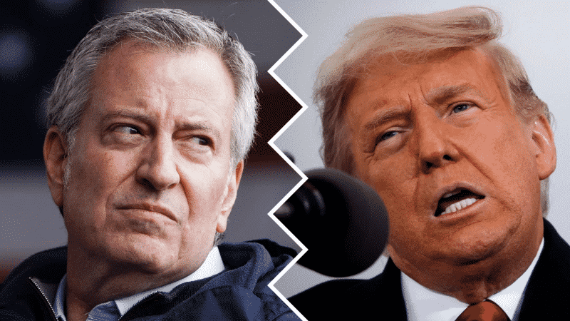 Trump Calls NYC ‘Ghost Town’ Over Shutdowns — De Blasio Hits Back