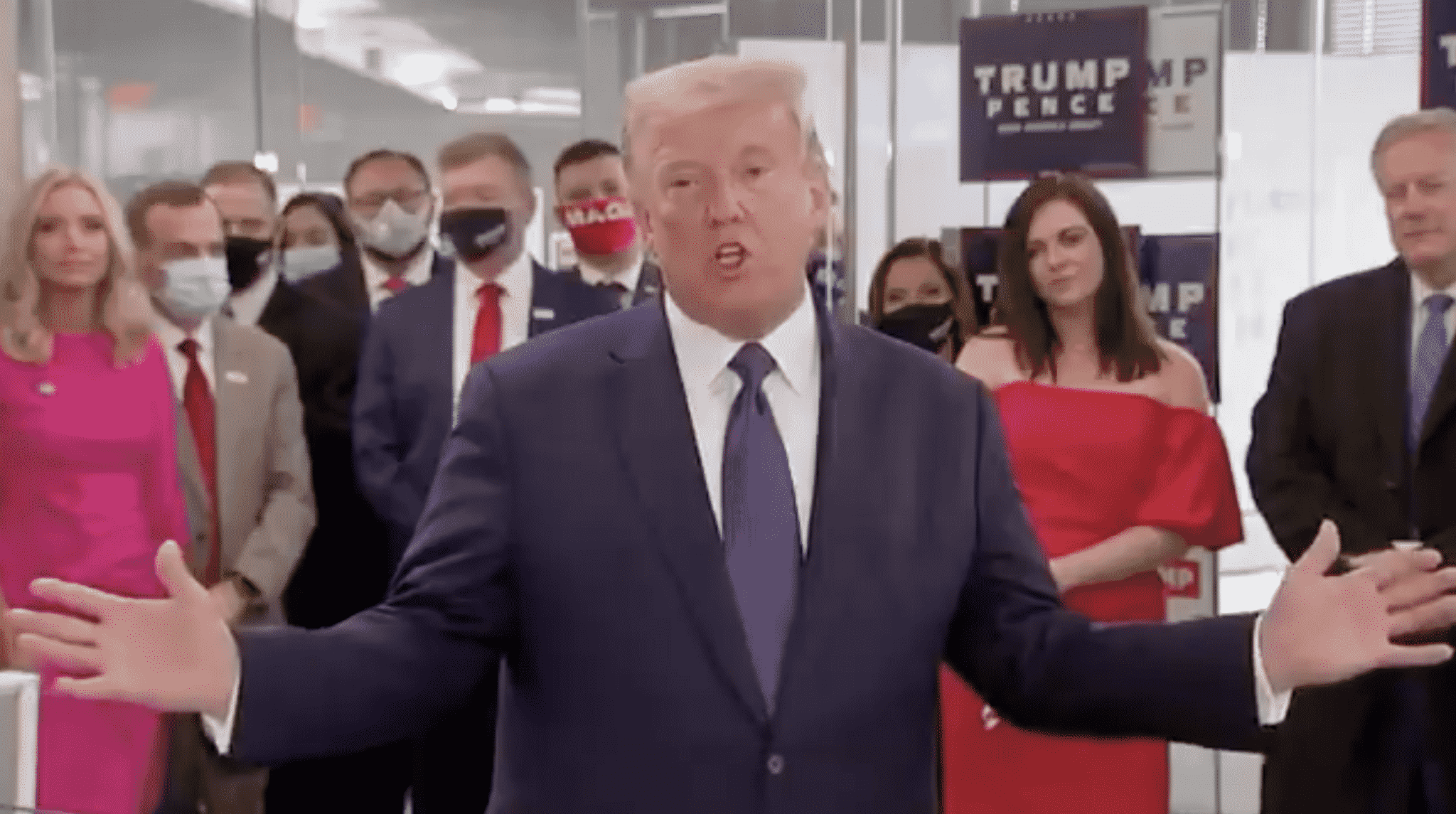 Trump ‘Not Thinking About Concession Speech or Acceptance Speech Yet’ on Election Day