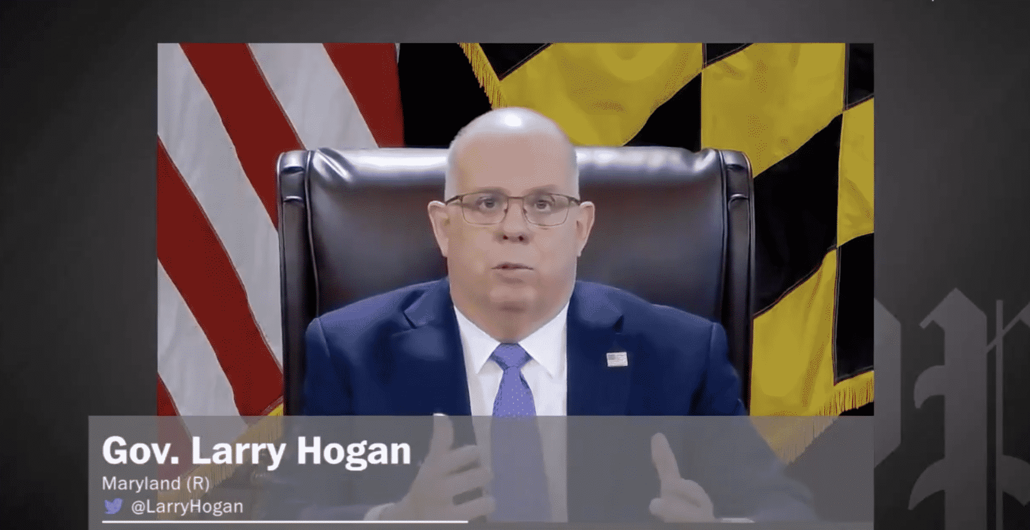 Larry Hogan Criticizes Trump for His Remarks About the Election
