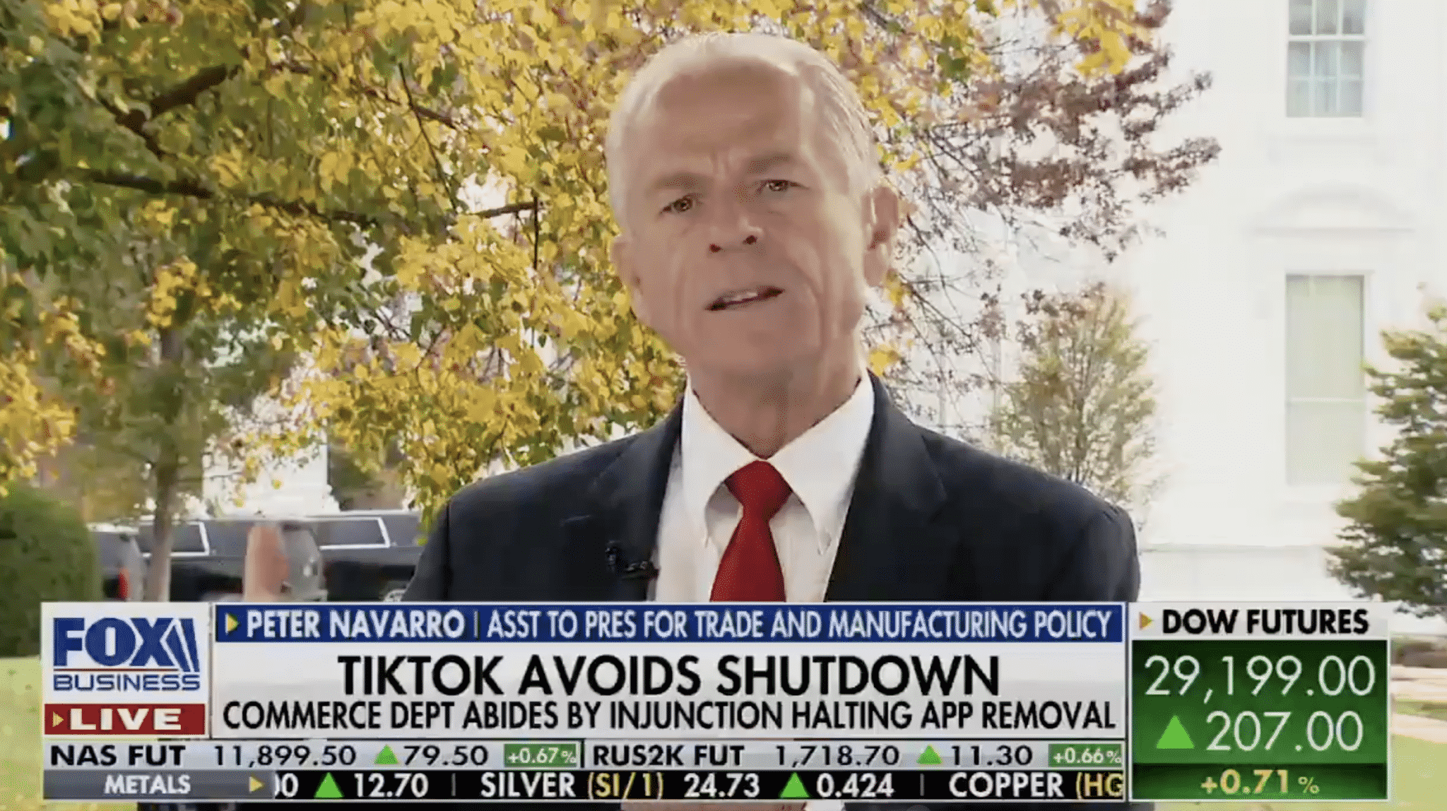 Peter Navarro Claims the White House Is ‘Under the Assumption’ There Will Be a Second Trump Term