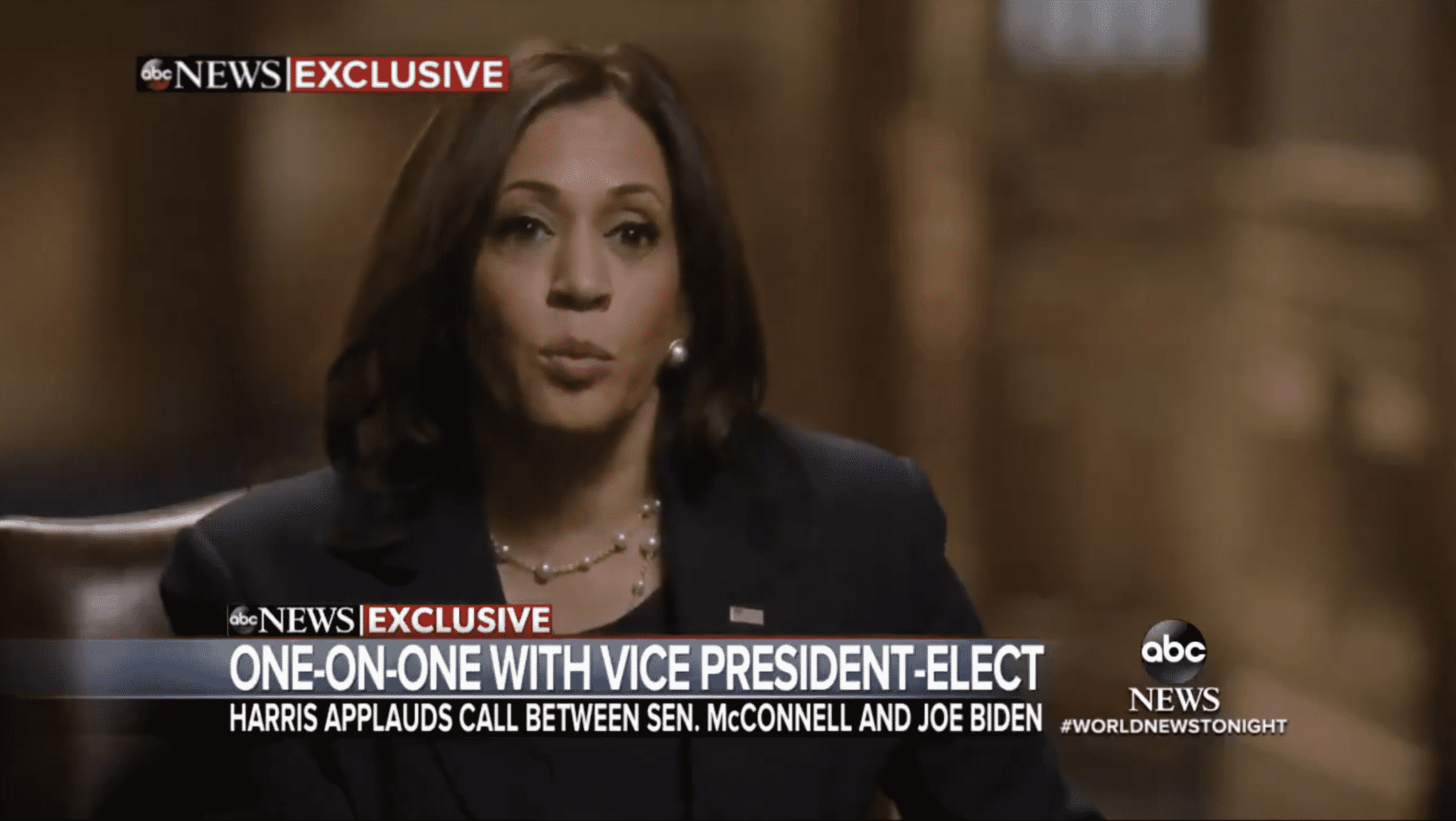 Harris Reacts To McConnell Accepting the Election Results: ‘It Would Have Been Better if It Were Earlier’