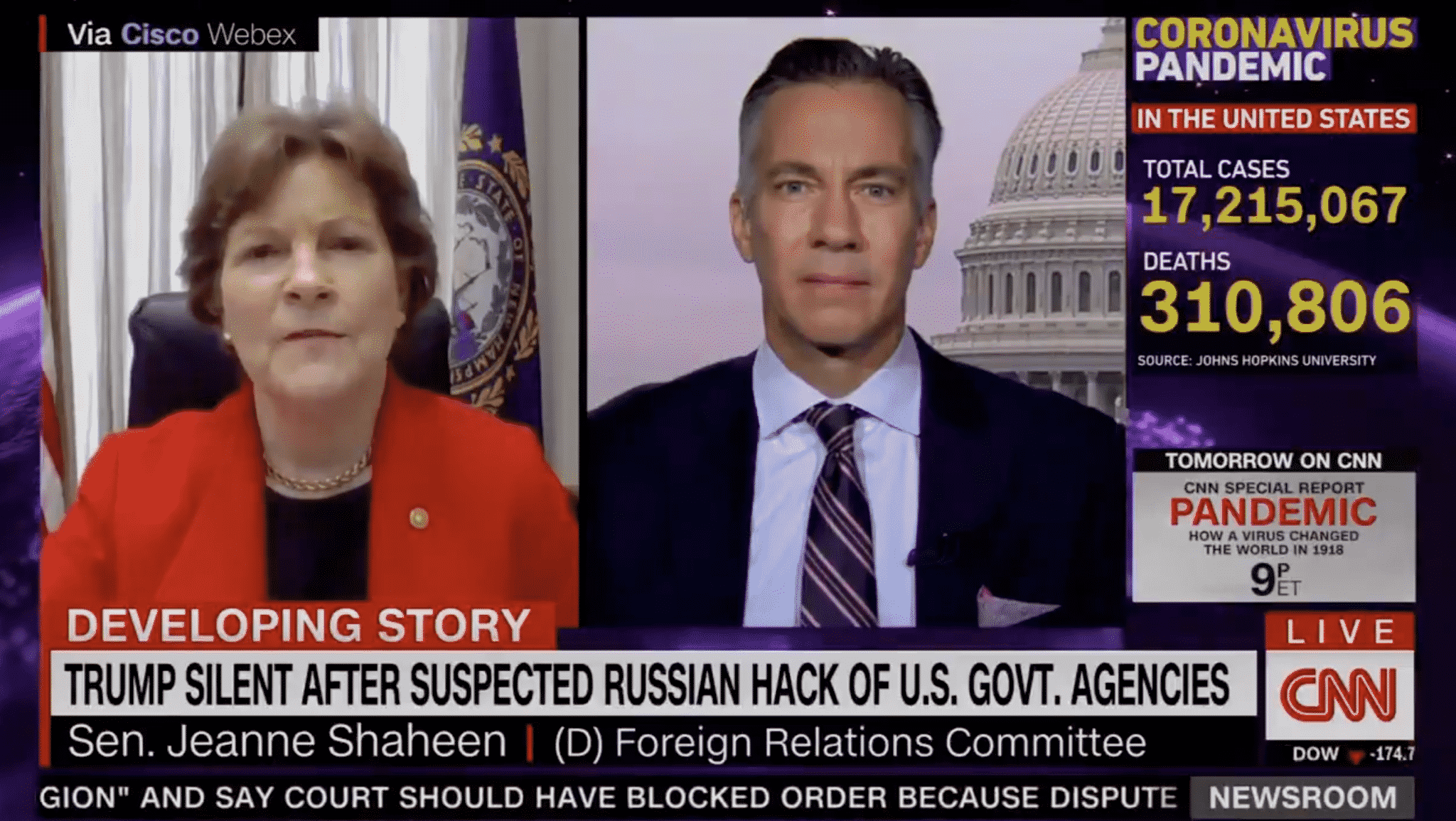 Dem Senator Says Those Who Refuse to Acknowledge Biden Win Are ‘Bordering on Sedition and Treason’