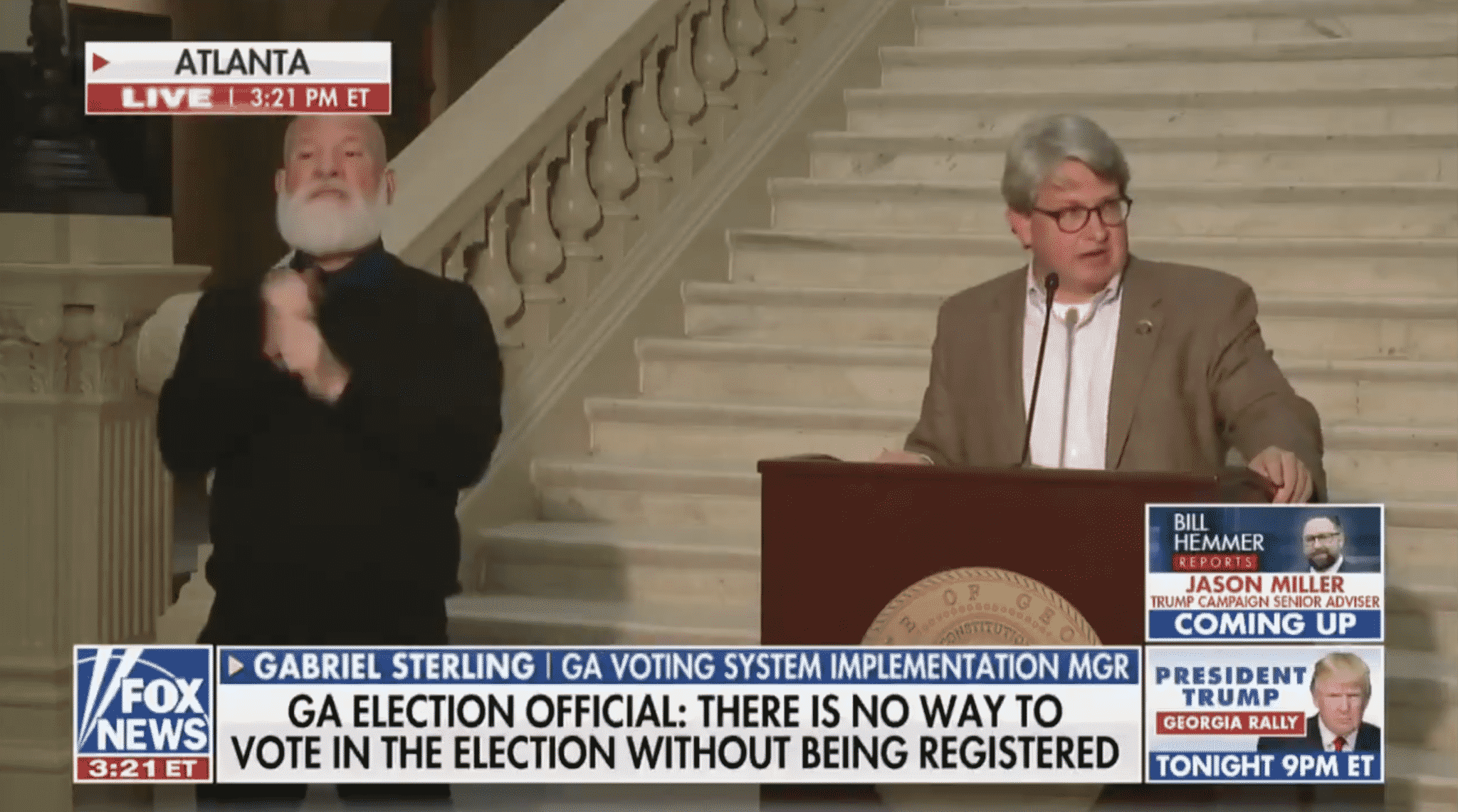 GA Election Official Pushes Back on Allegations of Widespread Fraud