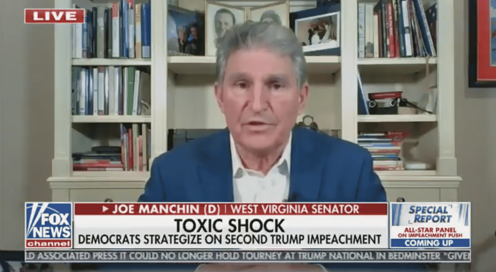 Manchin Calls House Democrats’ Push To Impeach Trump ‘Ill-Advised’