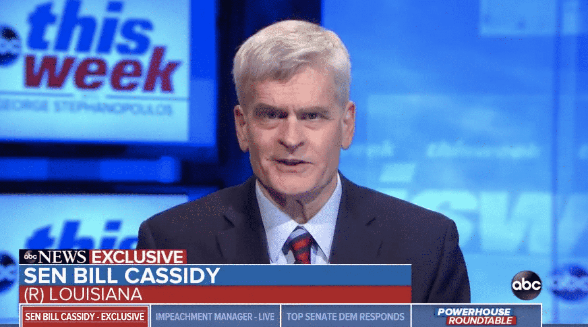Sen. Bill Cassidy Insists Trump Wished ‘That Lawmakers Be Intimidated’