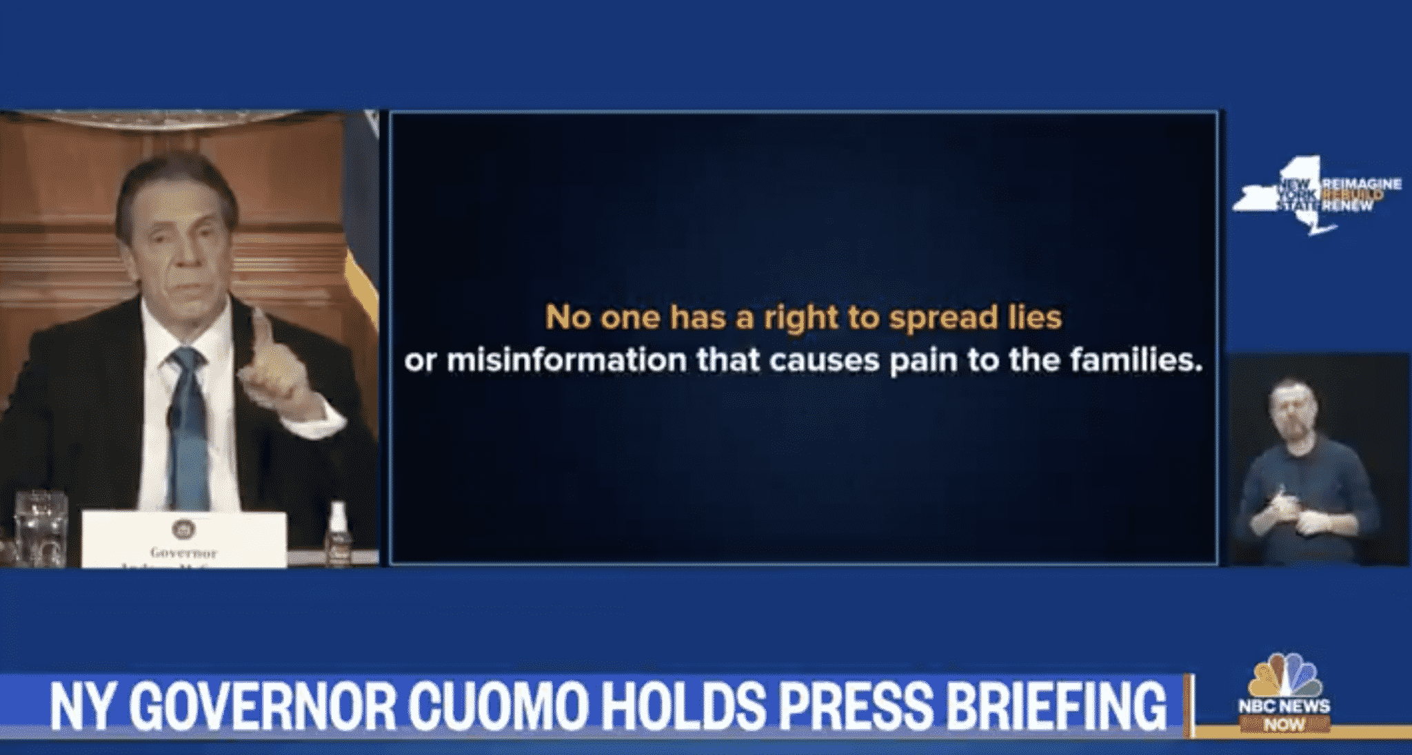 Cuomo Slaps Down Criticism of Role in Nursing Home Deaths: ‘No One Has a Right To Spread Lies’