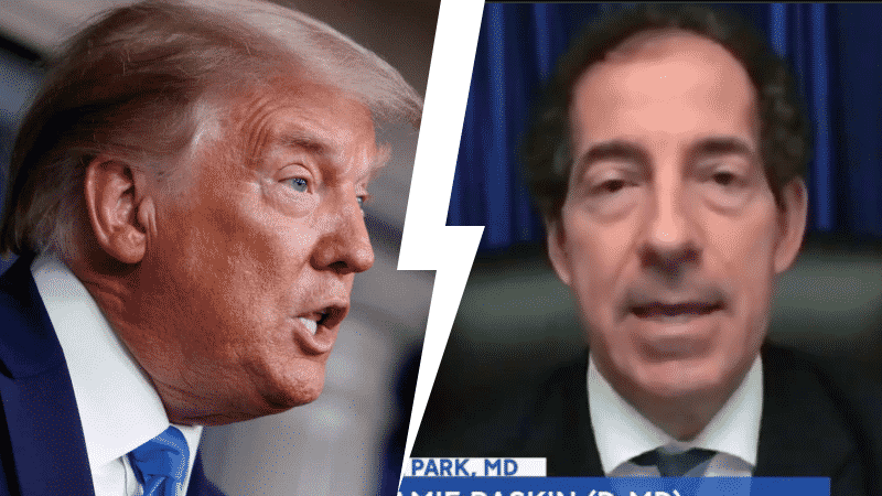 Raskin Doubles Down That Being Barred From Office Is ‘Still Something That Donald Trump May Face’