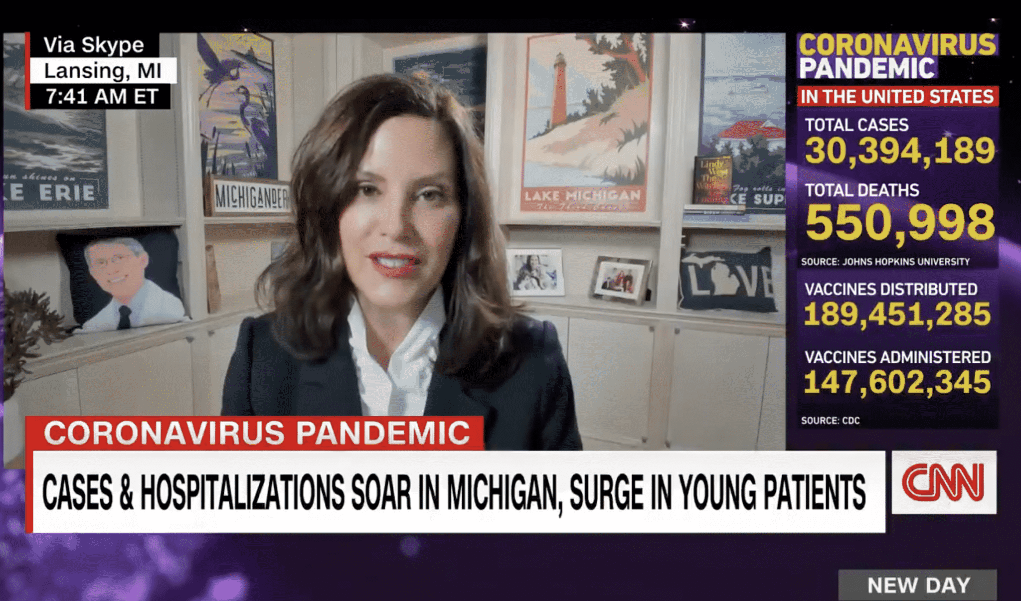 Whitmer Defends Loosening COVID Restrictions as Michigan Sees Increase in Cases