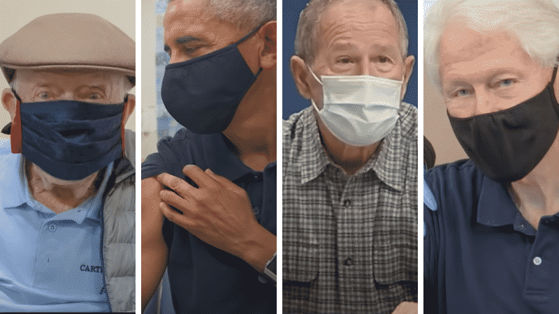Former Presidents, First Ladies Encourage Americans To Get the COVID-19 Vaccine