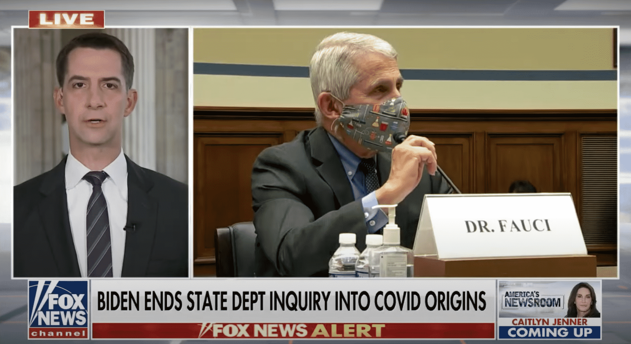 Sen. Cotton Calls on Fauci, NIH To ‘Come Clean’ About Funding for Wuhan Lab