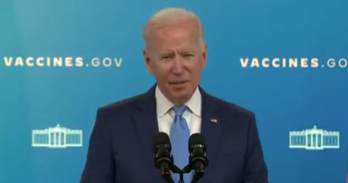 Watch Biden Flub Vaccine Web Address, Then Get Stuck Repeating It