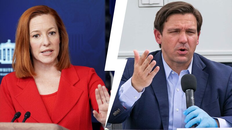 Psaki Accuses DeSantis of ‘Fundraising Off of’ Public Health Decisions
