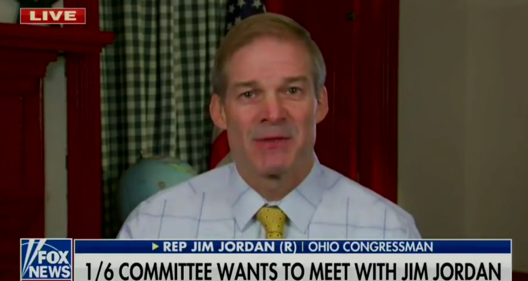 Rep. Jim Jordan Says He Has ‘Real Concerns’ About Jan. 6 Committee’s Investigation