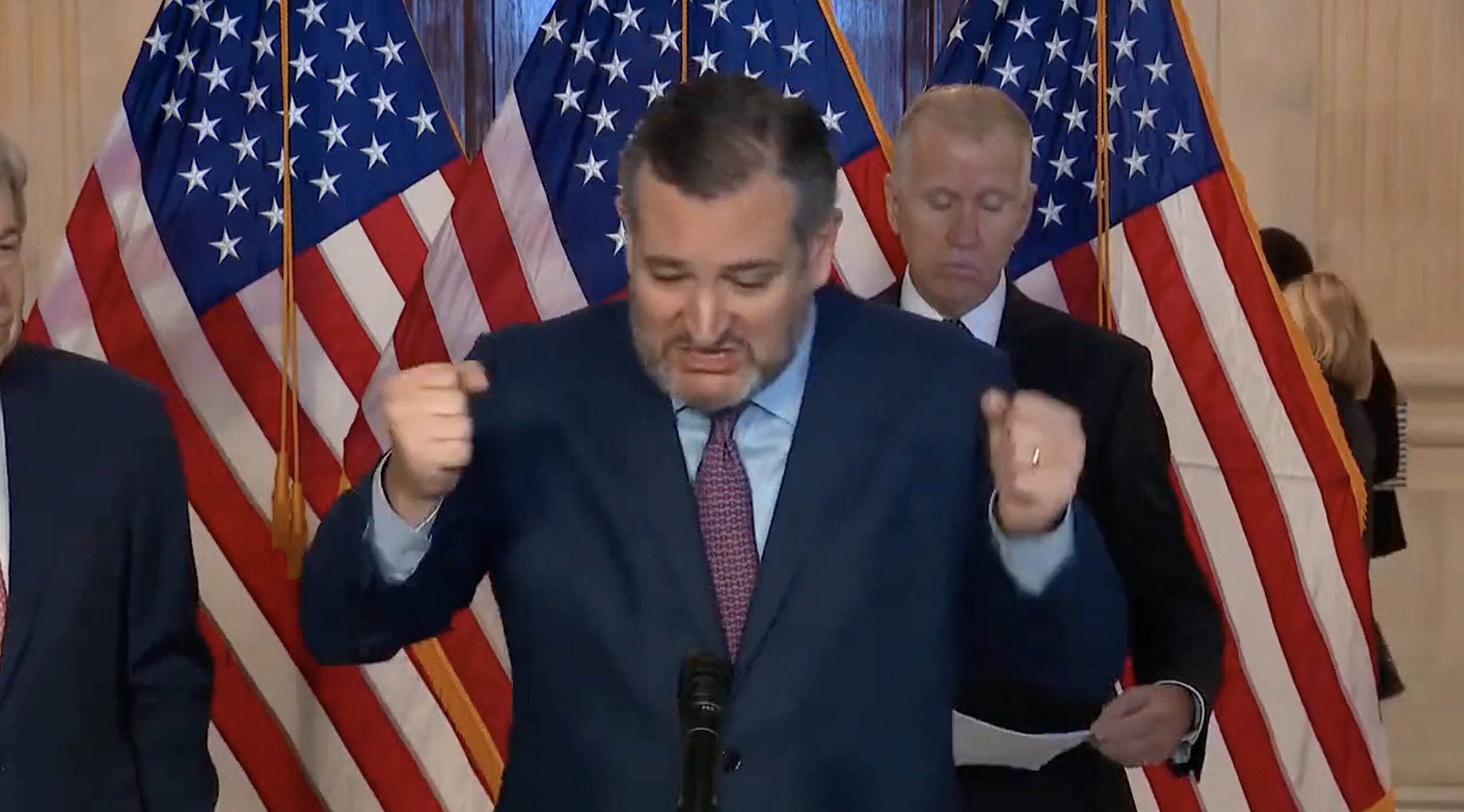 Ted Cruz Fires Back at Reporter Asking Why Republicans Are Not Wearing Masks