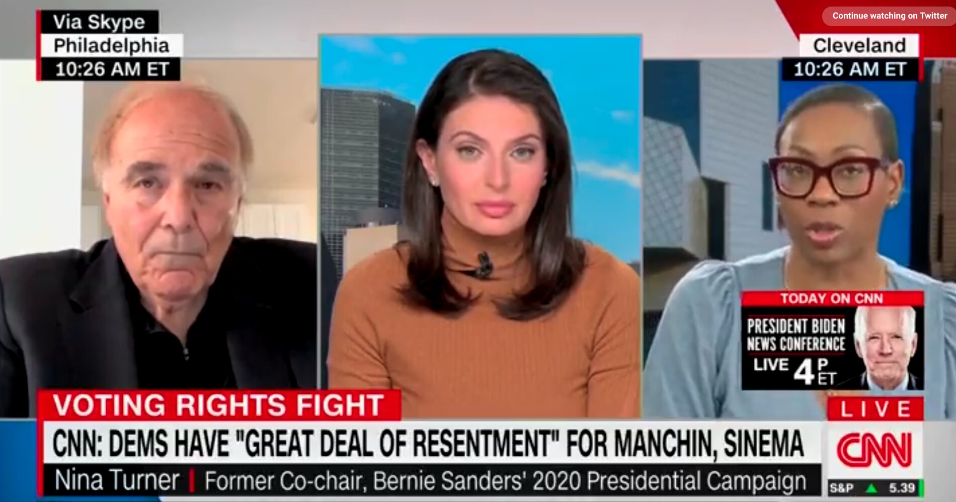 CNN Guest Calls Sinema, Manchin and People ‘Hiding Behind’ Them ‘Extremists’