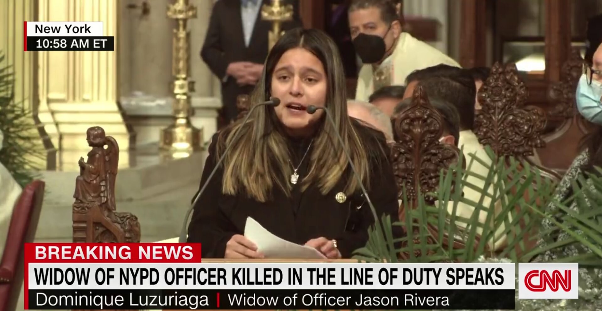 Widow of Slain NYPD Officer Torches Manhattan DA: ‘We Are Not Safe Anymore’