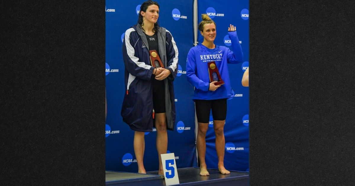 Female Swimmer Ties with Trans Athlete, But She’s Forced to Go Home Without a Trophy After NCAA Decision