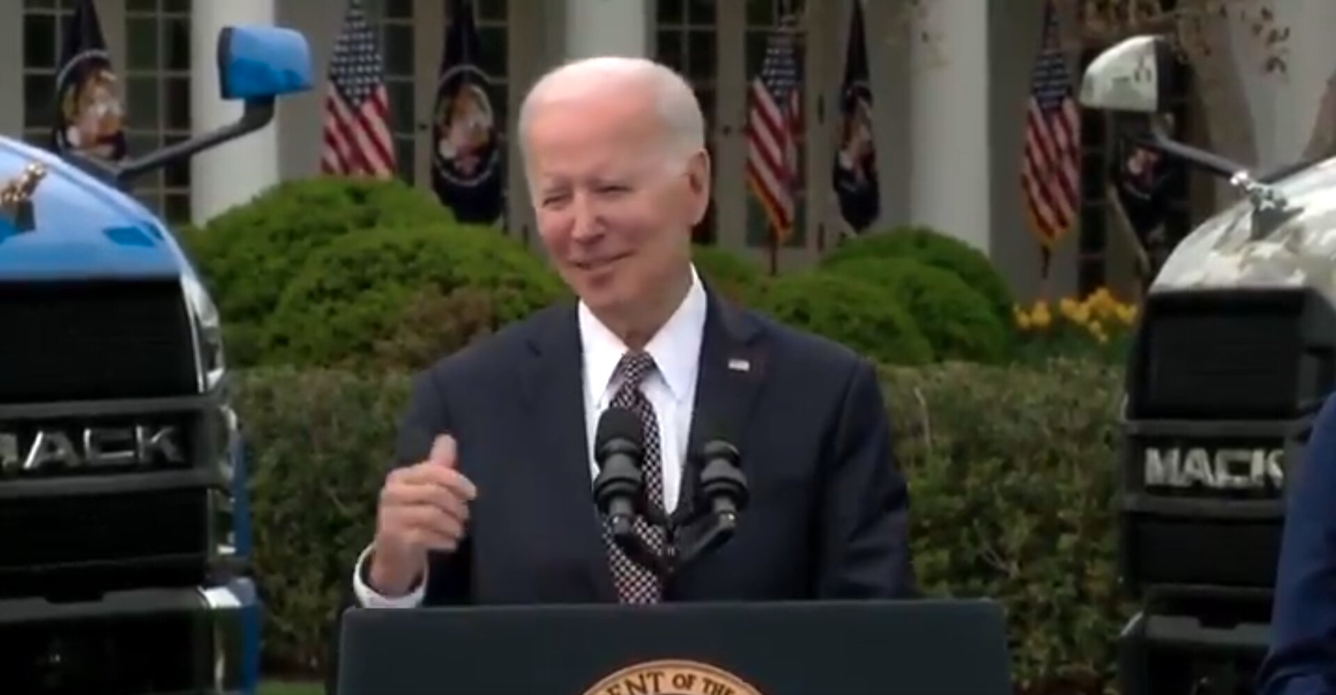 Biden Repeats False Claim That He Used to Drive Tractor Trailers: ‘It’s a Long Story’