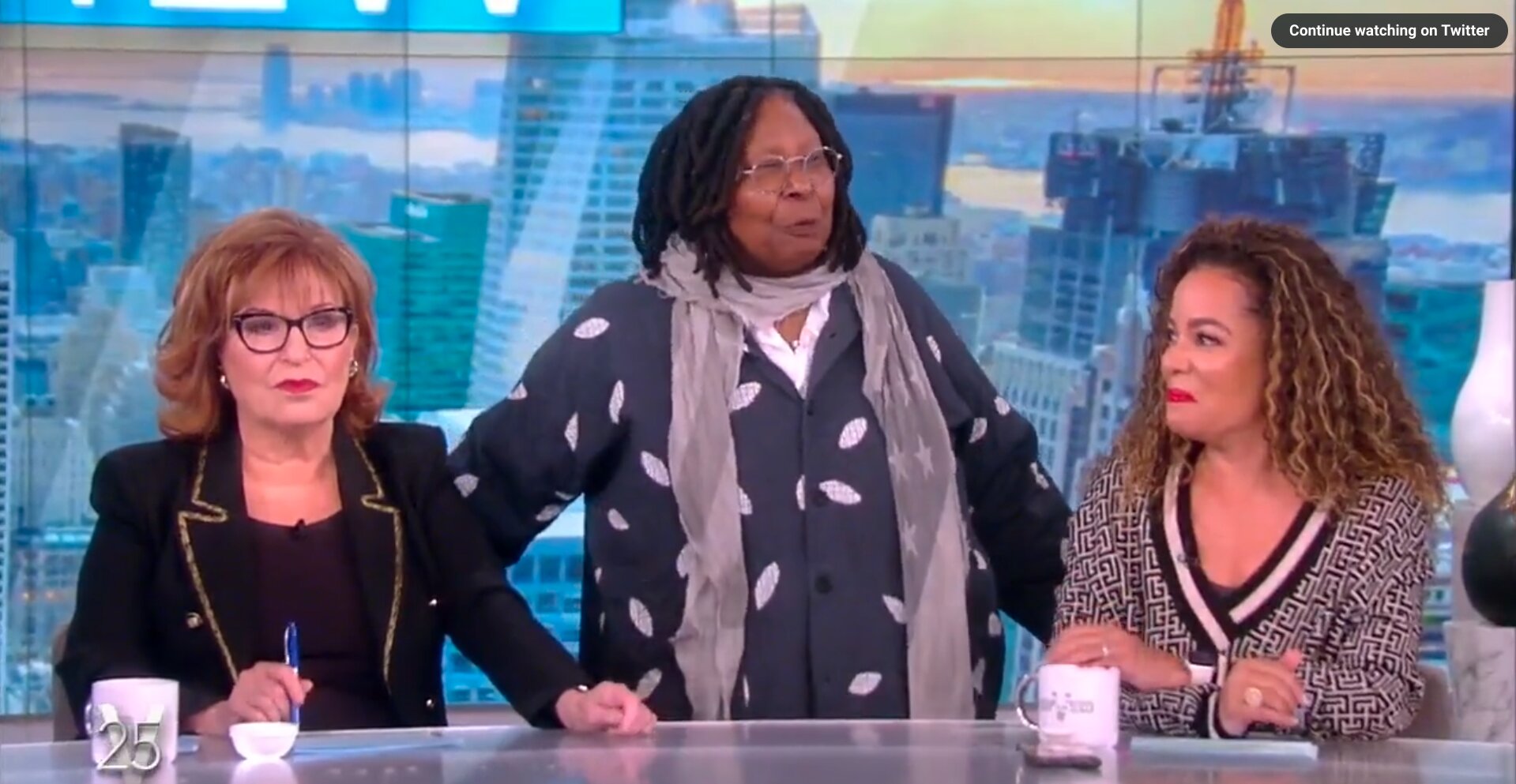 Whoopi Goldberg Warns Audience ‘The View’ Co-Hosts Are ‘Very Crabby’ Today