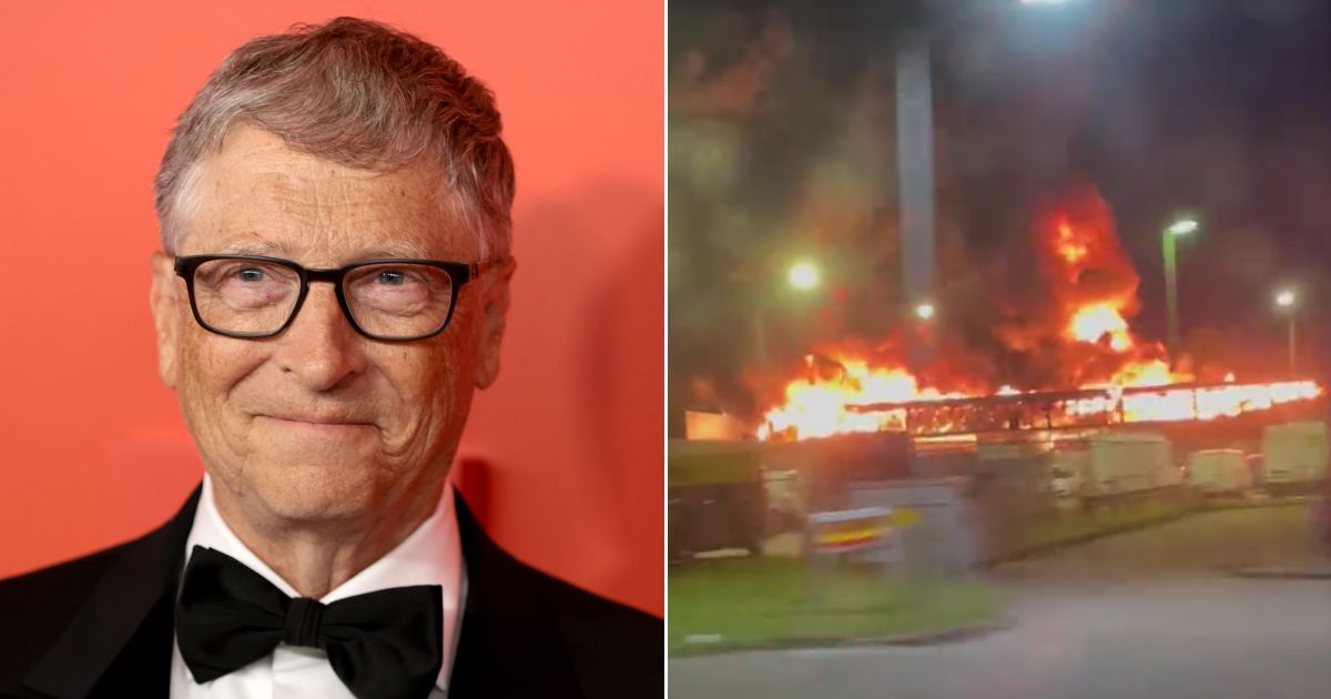 Bill Gates-Backed Food Center Burned to the Ground, Fire Might Have Been Sparked by EV