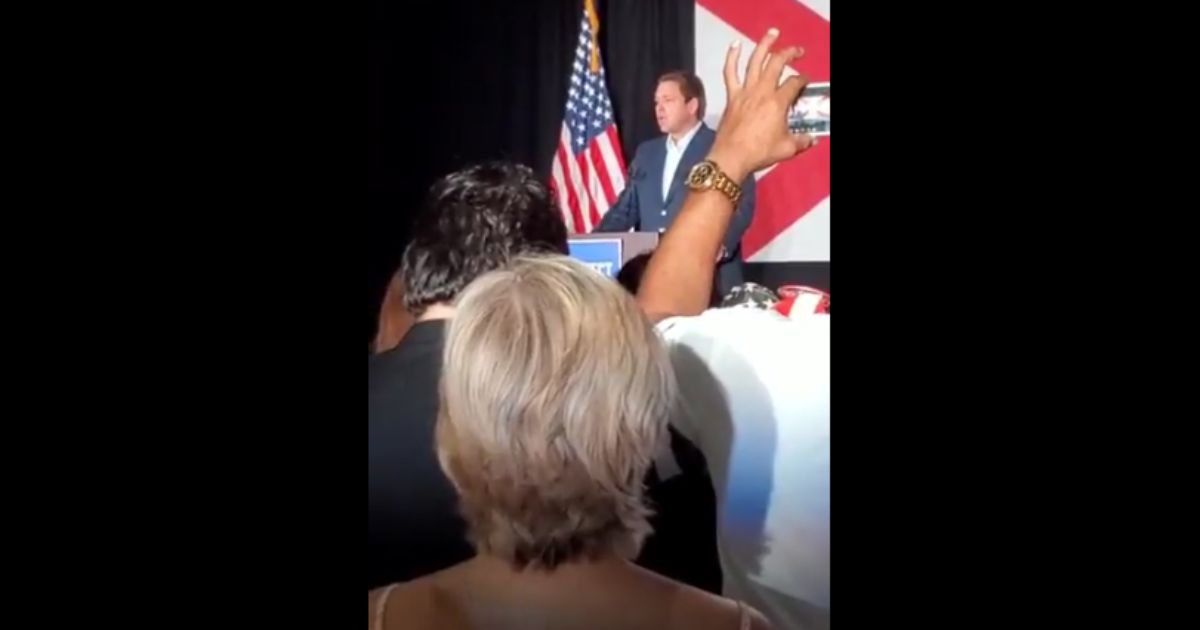 Video: DeSantis Supporters Overpower Screaming Liberals with Their Own Patriotic Chant