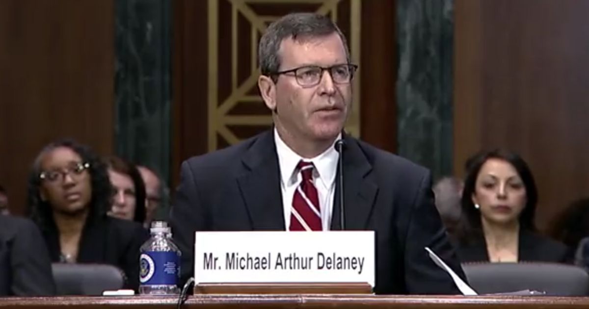 Republican senators sharply criticized Biden judicial nominee Michael Delaney at a confirmation hearing this week in Washington.