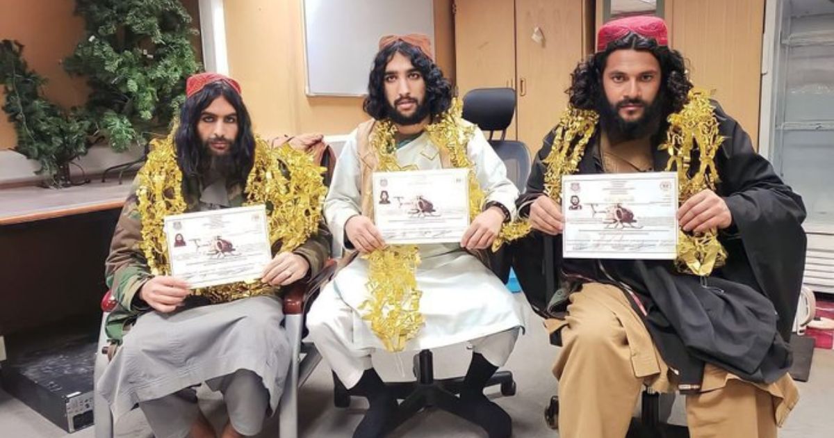 Three Small Details in Photo of First Taliban-Trained Pilots Could Be Damning for Biden