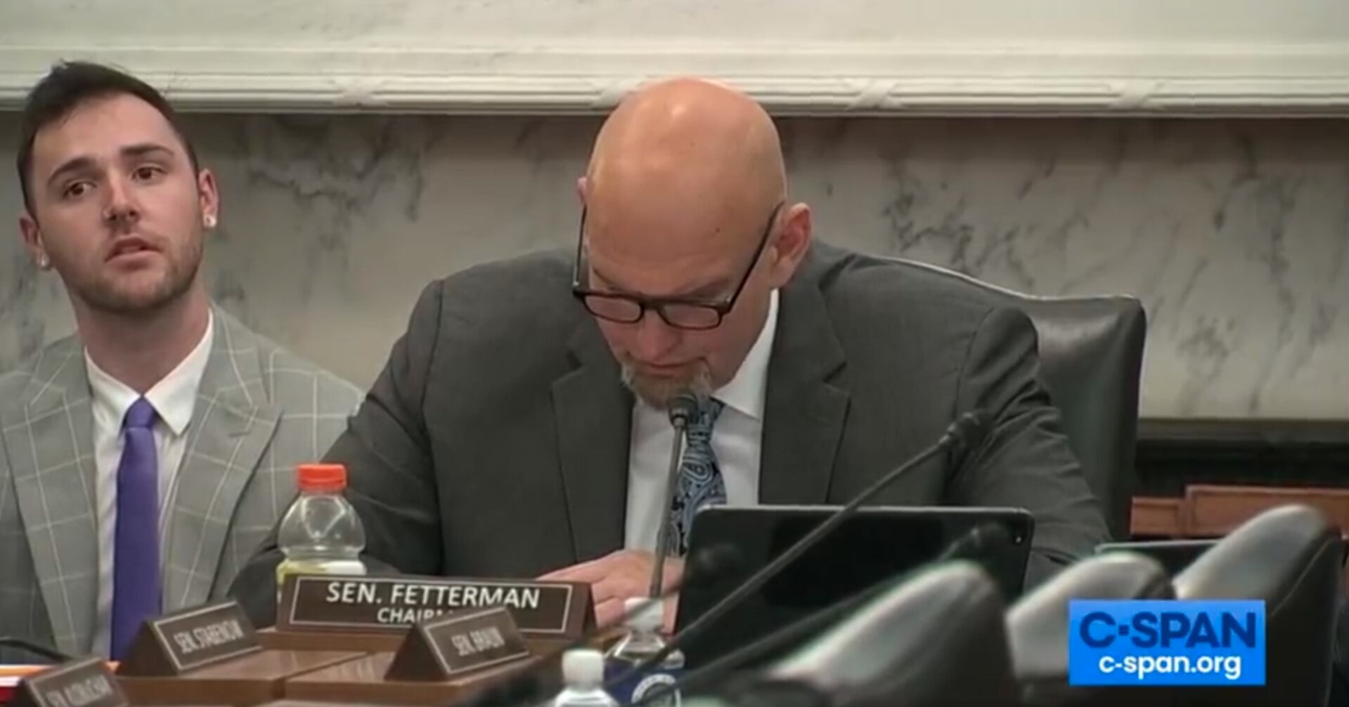 ‘Uncomfortable to Watch’: Twitter Users Cringe As Fetterman Chairs Hearing After Hospital Stay