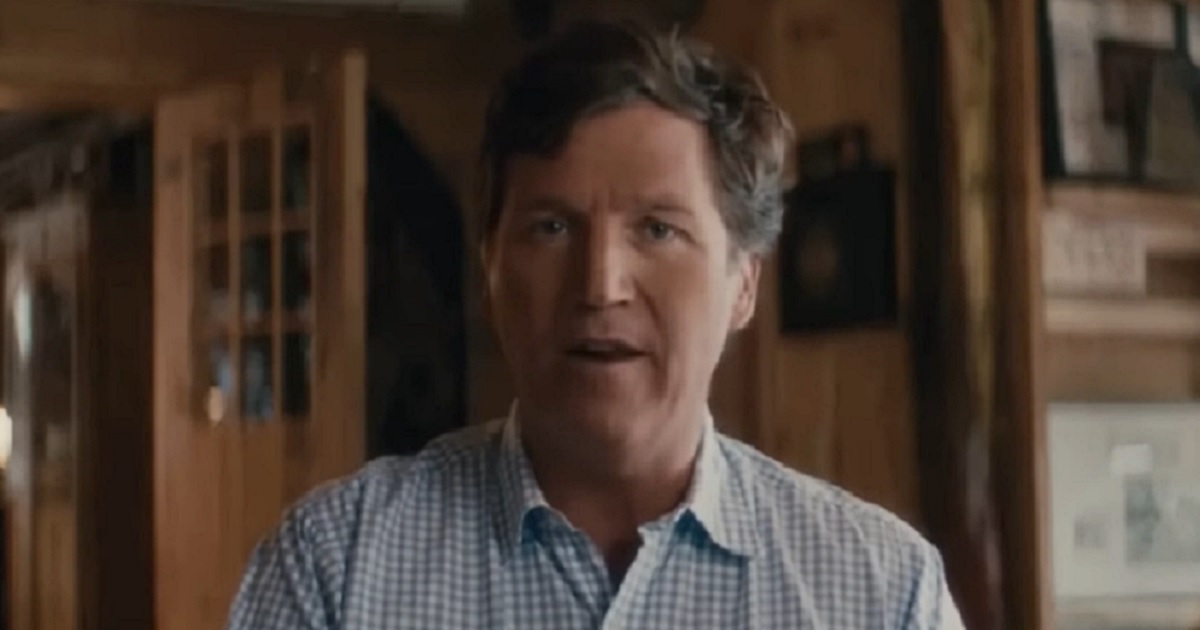 Former Fox News host Tucker Carlson from a video released Tuesday.