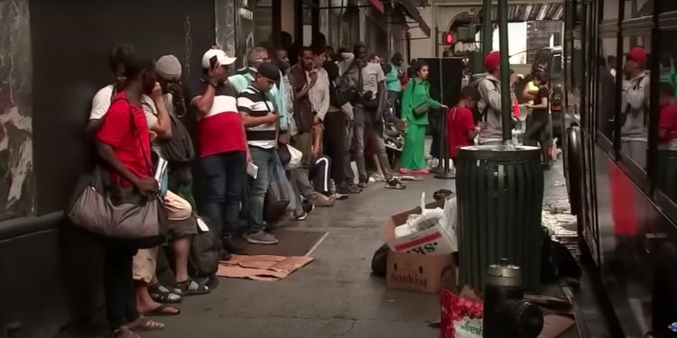 NYC Illegal Immigration Worsens: Hotel Shelter Overflows, Security Called, Migrants Sleep Outside