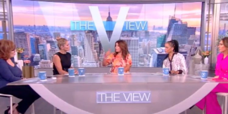 This Twitter screen shot shows Ana Navarro speaking on The View.