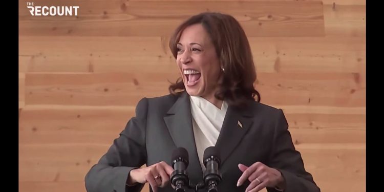 Harris Bursts Into Laughter After Urging People to Clap for Lower-Than-Expected Job Growth Numbers