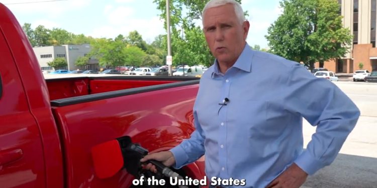 Pence Roasted for Video of Him Filling Up at the Gas Station As Users Point Out Sound in the Background