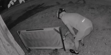 On Aug. 15, a North Carolina cyclist was caught on camera setting on fire a Donald Trump sign, which read "Trump Won."