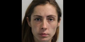 Blaze Lily Wallace, 28, was convicted of murdering her fiance last year in England.