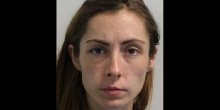 Blaze Lily Wallace, 28, was convicted of murdering her fiance last year in England.