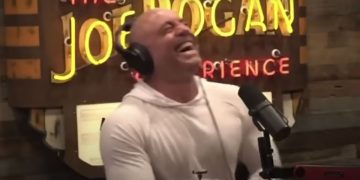 Popular podcast host Joe Rogan was almost in tears of laughter after a recent guest discussed Kamala Harris and her “gypsy curses” talking style.