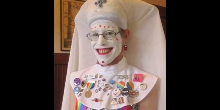 Clinton Monroe Ellis-Gilmore, a member of the "Sisters of Perpetual Indulgence, was arrested for indecent exposure in August.