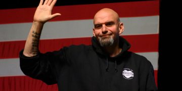 Fetterman Sells Shirts Poking Fun at Body Double Conspiracy Theory