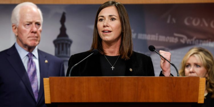 ‘That’s on You’: Sen. Katie Britt Blasts Reporters for Ignoring Border Crisis