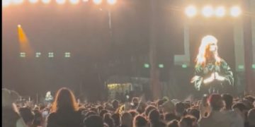 Paramore singer Hayley Williams told fans at a concert that anyone who voted for Florida Gov. Ron DeSantis was “dead” to her.